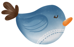 bird christmas element png