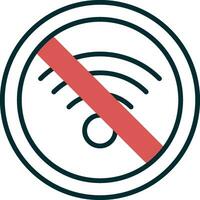 No Wifi Vector Icon