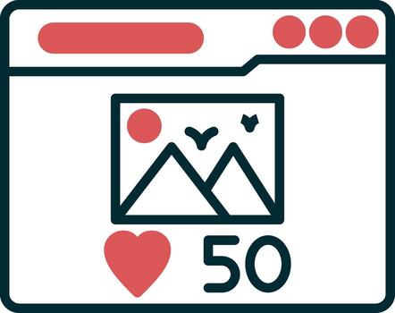 icono de vector de publicación