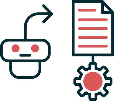 natural idioma Procesando vector icono