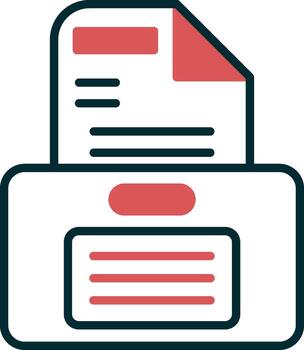 icono de vector de documento
