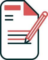 icono de vector de documento