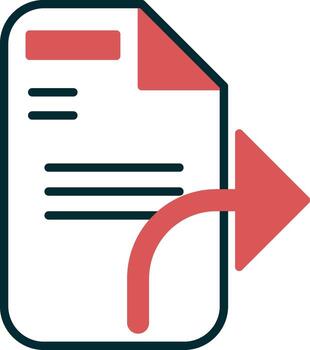 Send File Vector Icon