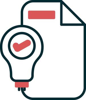 icono de vector de documento