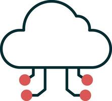 Cloud Computing Vector Icon