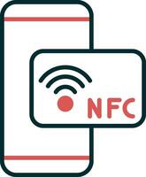 nfc vector icono