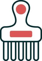 Afro Comb Vector Icon