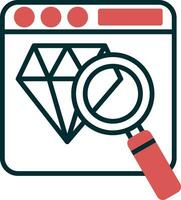 magnifying glass Vector Icon