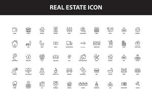 real inmuebles icono para sitio web, ui ux básico, símbolo, presentación, gráfico recursos vector