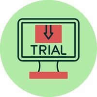 free trial Vector Icon