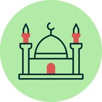 icono de vector de mezquita