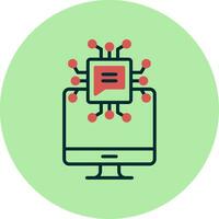 Artificial Intelligence Vector Icon