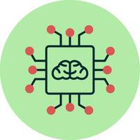 Artificial Intelligence Vector Icon