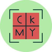 Cmyk Vector Icon