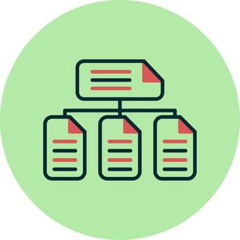 icono de vector de documento