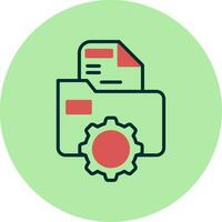 Folder Management Vector Icon