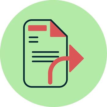 Send File Vector Icon