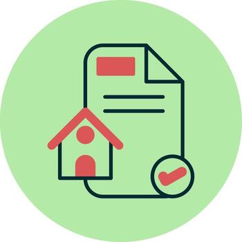 icono de vector de documento