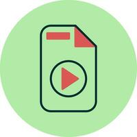 Video File Vector Icon