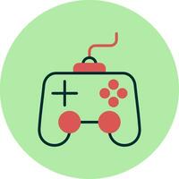 icono de vector de controlador de juego