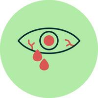 Watery Eye Vector Icon