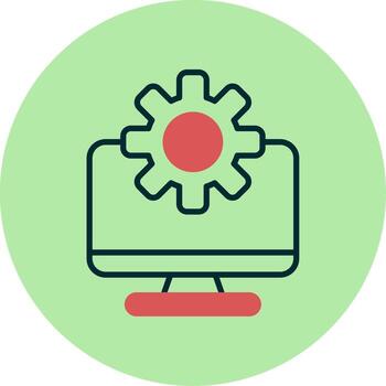 Computer Vector Icon
