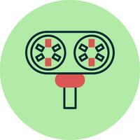 Stereoscope Vector Icon