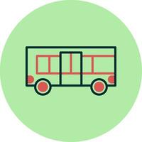 icono de vector de bus