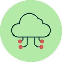 Cloud Computing Vector Icon