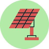 icono de vector de panel solar