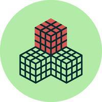 Cubes Vector Icon
