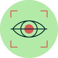 Eye Scan Vector Icon