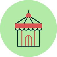 Circus Tent Vector Icon