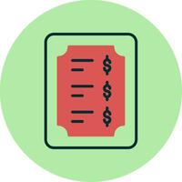 Price List Vector Icon