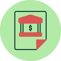 Bank Statement Vector Icon