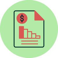 Financial Report Vector Icon