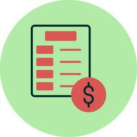 Invoice Vector Icon