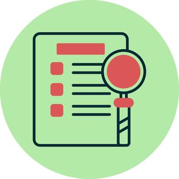 icono de vector de documento