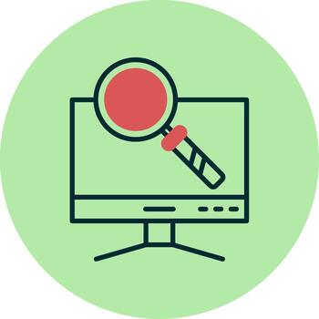 Computer Vector Icon