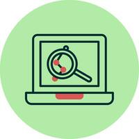 icono de vector de laptop