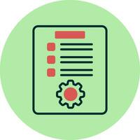 icono de vector de documento