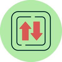 Two Ways Siign Vector Icon