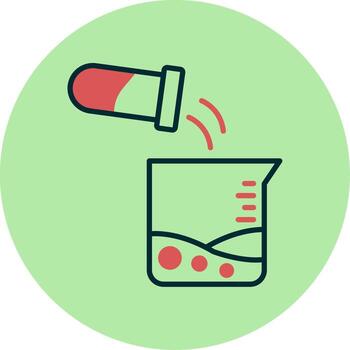 icono de vector de experimento