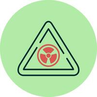 Radioactive Sign Vector Icon