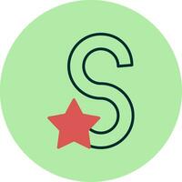 Small S Vector Icon