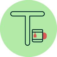 Capital T Vector Icon