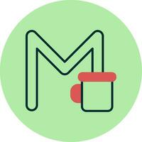 Capital M Vector Icon
