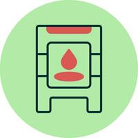 Wet Floor Vector Icon