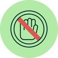 No Touch Vector Icon