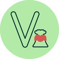 Small V Vector Icon